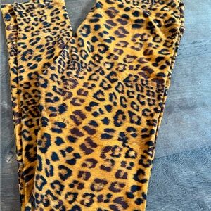 LuLaRoe Brown and Black Leopard Print Leggings